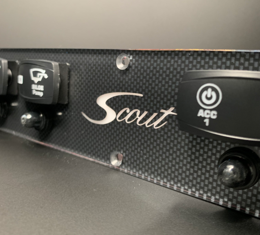 Switch Panel | Center Console | Scout 177 Sportfish | American Offshore