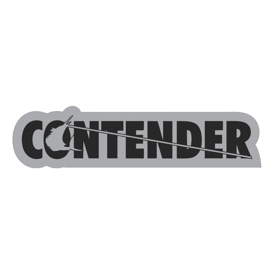 Contender Boats Decal Plate | Black Gloss Acrylic | American Offshore