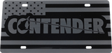 Contender Boats License Plate | Black Gloss Acrylic - American Offshore