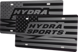 Hydra Sports Boats License Plate | Black Gloss Acrylic - American Offshore